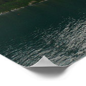 Alaskan Coast in Dusk Poster (Ecke)