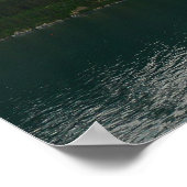 Alaskan Coast in Dusk Poster (Ecke)