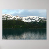 Alaskan Coast in Dusk Poster (Vorne)
