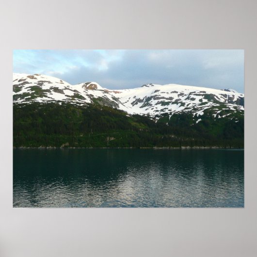 Alaskan Coast in Dusk Poster (Vorne)