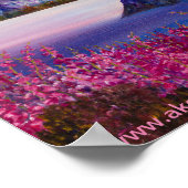 Alaskan Cotton Candy Matte Poster (Ecke)