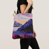 Alaskan Cotton Candy Sunset Tasche (Von Nahem)