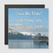 Alaskan Cruise Save the Date Magnetkarte (Vorne/Hinten)