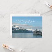 Alaskan Cruise Vacation Reise Denken Sie an Ihr Au Karte (Vorderseite/Rückseite Beispiel)