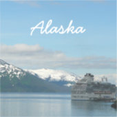 Alaskan Cruise Vacation Travel Fotografie Aufkleber (Vorderseite)