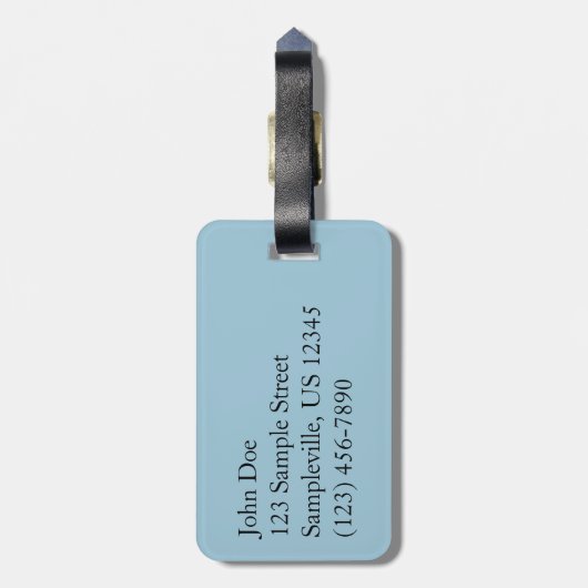 Alaskan Cruise Vacation Travel Fotografie Gepäckanhänger (Rückseite vertikal)