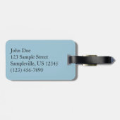 Alaskan Cruise Vacation Travel Fotografie Gepäckanhänger (Rückseite horizontal)