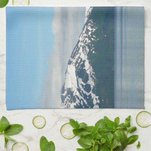 Alaskan Cruise Vacation Travel Fotografie Geschirrtuch (Gefaltet)