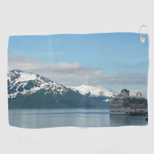 Alaskan Cruise Vacation Travel Fotografie Golfhandtuch (Horizontal)