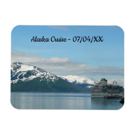 Alaskan Cruise Vacation Travel Fotografie Magnet