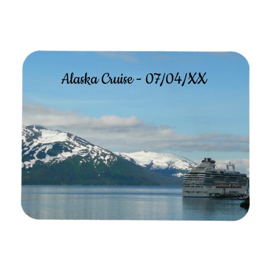 Alaskan Cruise Vacation Travel Fotografie Magnet (Horizontal)