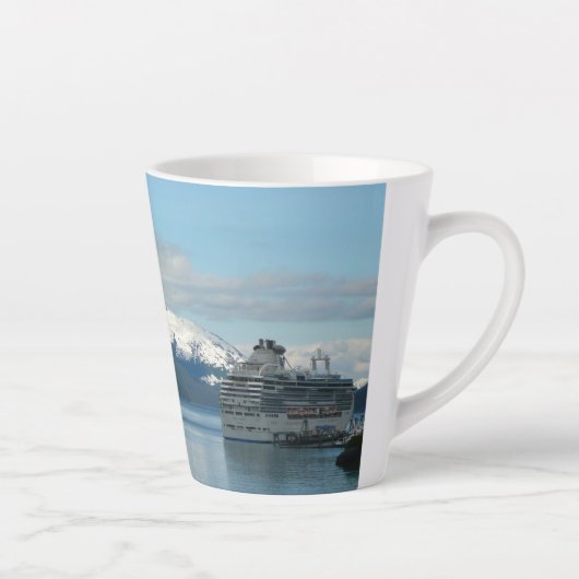 Alaskan Cruise Vacation Travel Fotografie Milchtasse (Rechts)