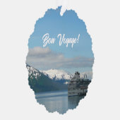 Alaskan Cruise Vacation Travel Fotografie Ornament Karte (Rechts)