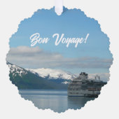 Alaskan Cruise Vacation Travel Fotografie Ornament Karte (Vorderseite)