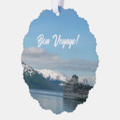 Alaskan Cruise Vacation Travel Fotografie Ornament Karte (Links)