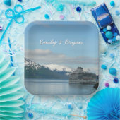 Alaskan Cruise Vacation Travel Fotografie Pappteller (Party)