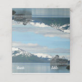 Alaskan Cruise Vacation Travel Fotografie Platzkarte (Außenseite Aufgefaltet)