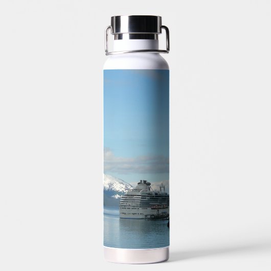 Alaskan Cruise Vacation Travel Photography Trinkflasche (Rückseite)