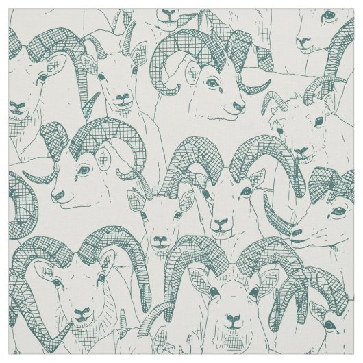 Alaskan Dall Schafjade Perle Stoff (Muster)