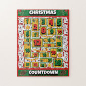 Alaskan Dog Countdown Weihnachtskalender Puzzle (Vertikal)