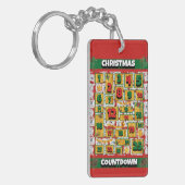 Alaskan Dog Countdown Weihnachtskalender Schlüsselanhänger (Vorderseite links)