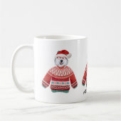 Alaskan Dog Weg Ugly Sweater Xmas Hund Lover Kaffeetasse (Links)