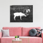 Alaskan Eskimo und die gefangenen Rentier Leinwanddruck (Insitu (Wohnzimmer))