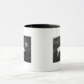 Alaskan Eskimo und die gefangenen Rentier Tasse (Zentrum)