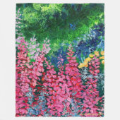 Alaskan Fireweed Fleece Blanket (Vorderseite)
