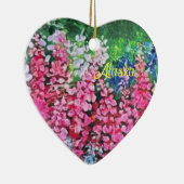Alaskan Fireweed Keramik Ornament (Rechts)
