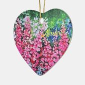 Alaskan Fireweed Keramik Ornament (Links)