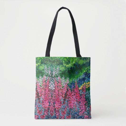 Alaskan Fireweed Leinwand Tasche (Vorderseite)