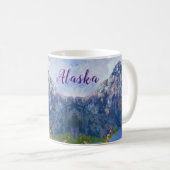 Alaskan Fireweed Mountain Coffee Tasse (VorderseiteRechts)