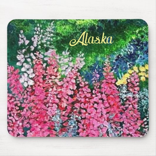 Alaskan Fireweed Mousepad (Vorne)