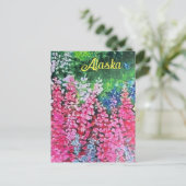 Alaskan Fireweed Postkarte (Stehend Vorderseite)