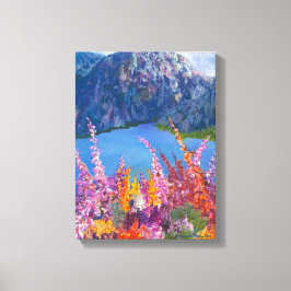 Alaskan Fireweed Stretched Canvas Print Leinwanddruck