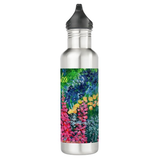 Alaskan Fireweed Wasserflasche Edelstahlflasche (Rechts)