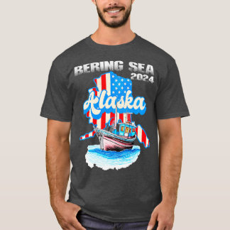 Alaskan Fishing Boater Alaska Fisch Bering Sea Fis T-Shirt