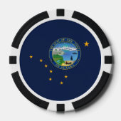 Alaskan Flag & Seal, Flag of Alaska Pokerchips (Vorderseite)