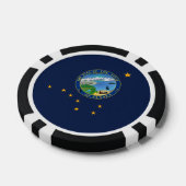 Alaskan Flag & Seal, Flag of Alaska Pokerchips (Einzeln)