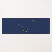 Alaskan Flag (US-Staat) (Alaska) Yogamatte (Vorderseite (Horizontal))