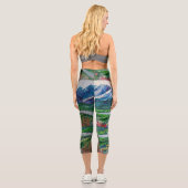 Alaskan Floral Mountain High Waisted Capris (Rückseite)