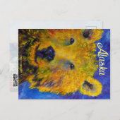 Alaskan Flüchtige Blick-a-Bar Postkarte (Vorne/Hinten)