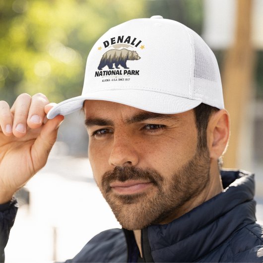 Alaskan Forests of Denali National Park Truckerkappe