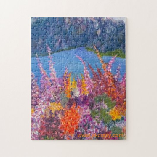 Alaskan-Gebirge Florals Puzzle (Vertikal)