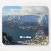 Alaskan Gebirge und Stadt Unterhalb Mousepad (Vorne)