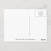 Alaskan Gebirge und Stadt Unterhalb Postkarte (Rückseite)