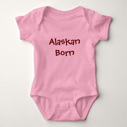 Alaskan Geboren Baby Strampler (Vorderseite)