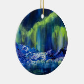 Alaskan Glacial Reflections Keramik Ornament (Rechts)