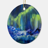 Alaskan Glacial Reflections Keramik Ornament (Links)